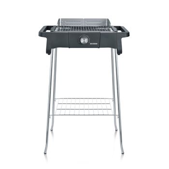 Barbacoa Grill Eléctrica Style Evo Con Patas Negro Pg 8124 Severin