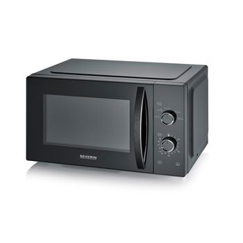 SEVERIN - Microondas con convección de 30 litros, microondas con aire  caliente, 2 rejillas grill y plato giratorio, para calentar, asar y  hornear, 52,5x51x33 cm, plateado, 900 W, MW 7775 : : Hogar y cocina