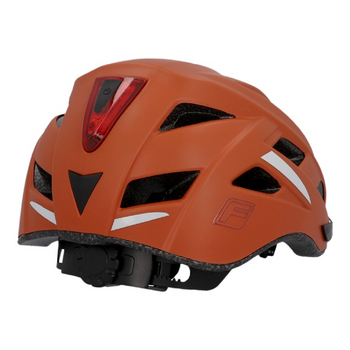 Casco De Bicicleta Fischer Urban Plus Miami L/xl Naranja