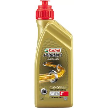 Castrol Aceite Para Moto Power 1  Racing 4 Tiempos 5w40 1 Litro