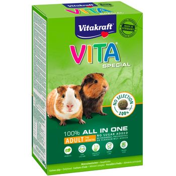 Vitakraft Menú Vita Special Adult, Cobayas 600 Gr