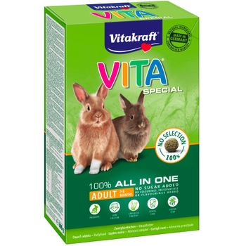 Vitakraft Menú Vita Special Adult, Conejos 600 Gr