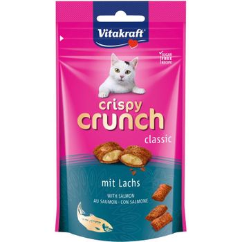 Vitakraft Crispy Crunch Salmón 60 Gr Snack Para Gatos