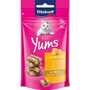 Vitakraft Cat Yums@ Queso 40 Gr Snack Para Gatos