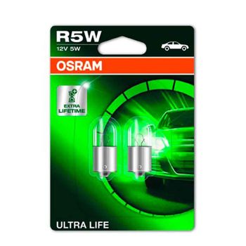 O5007ult-02b - Blíster 2 Lámparas Osram O5007-02b Ultra Life Ba15s 12v 5w R5w.