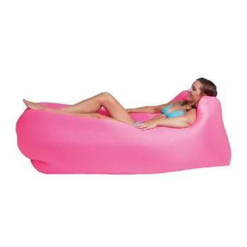 Tumbona Inflable Lounger To Go 2.0 Rosa 100 Kg Happy People