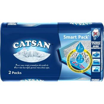 Basura Y Bolsa Catsan Listas Para Instalar Smartpack 2 X 4 L - Para Gatos