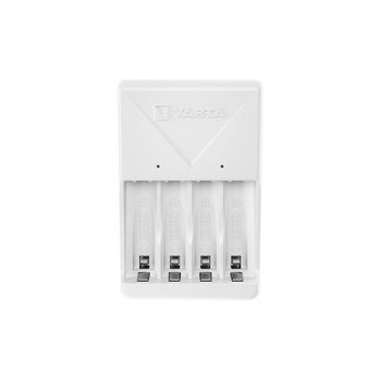 Cargador De Pilas + 4aa 2100 Mah Marca Varta