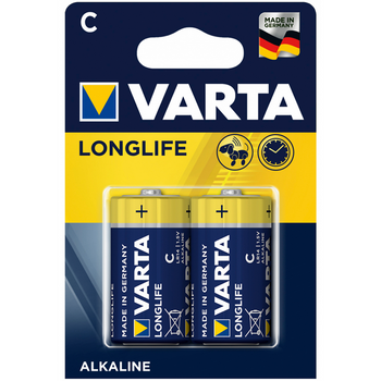 Pack De 2 Pilas Alcalinas Varta C Longlife