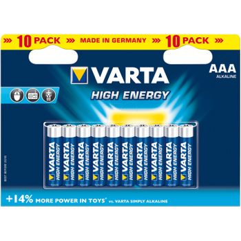 Varta High Energy Aaa Batería De Un Solo Uso Alcalino