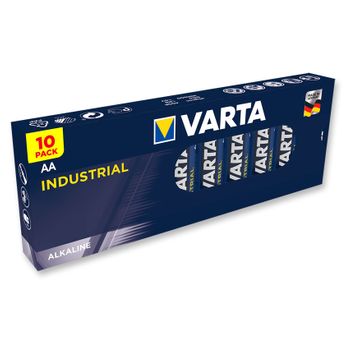 Pack 10 Pilas Aa Lr6 Varta Industrial Pro