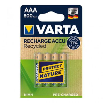 Pila Varta Recarg Accus Aaa Lr03 800mah Pack 4uni