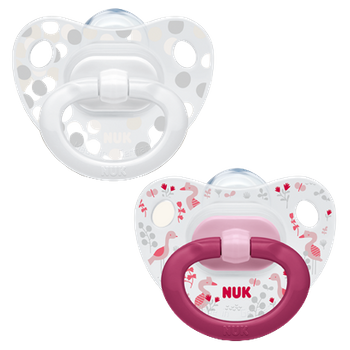 Nuk Chupete Classic Silicona 0-6m 2 Unidades