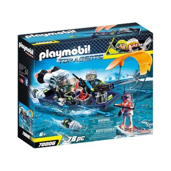 70006 Playmobil Bateau Avec Harpon S.h.a.r.k Team  0219