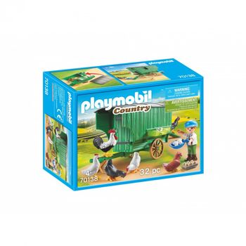 70138 Playmobil Niño Y Gallinero