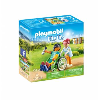 70193 Playmobil Paciente En Silla De Ruedas