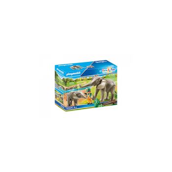 70324 Elefante Y Sanador, Playmobil Family Fun
