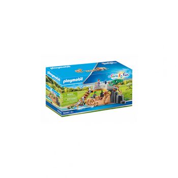 70343 Familia De Leones Con Vegetación, Playmobil Family Fun