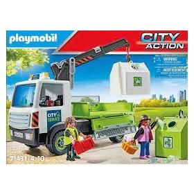 Playmobil 71431 Camion De Residuos Con Contenedor