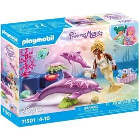 Playmobil 71501 Sirena Con Delfines