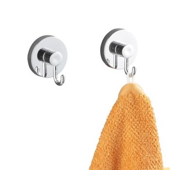 Perchas Adhesivas De Baño Wenko Milazzo Vacuum-loc