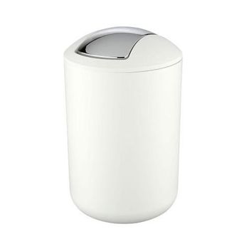 Cubo Tapa Abatible Brasil Blanco 6,5l. 21207