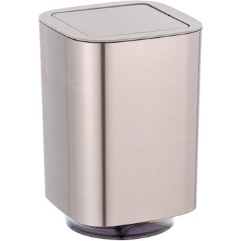 Cubo De Basura Wenko Auron Plateado 5.5 L