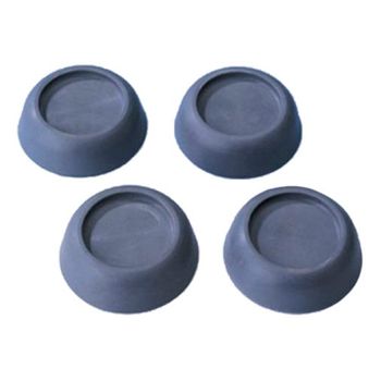 Topes Antivibración Para Lavadora Thermoplast Wenko 4,5 X 2 Cm Gris