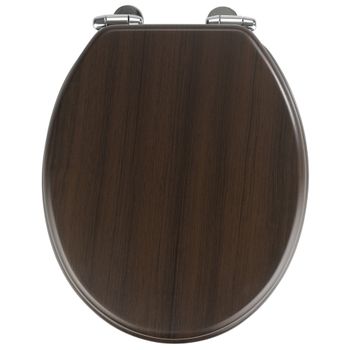 Tapa Wc Mdf Oak Wenge Tapa Caida Lenta Wenko