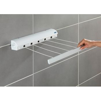 Tendedero de pared extensible 21 m, Brico Depôt