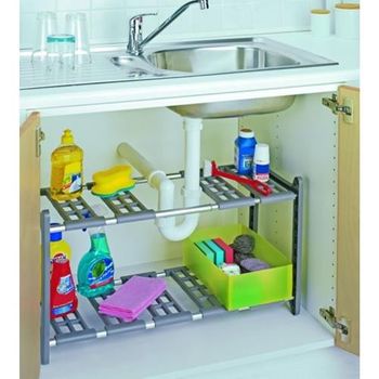 Tectake Cajón telescópico para cocina y dormitorio - 60 cm