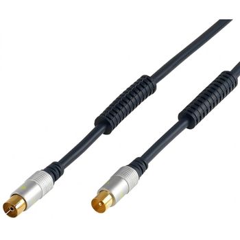 Cable Antena Vivanco 22073  Coaxial Negro 5 Metros 340gr