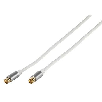 Hama  Cable de antena 120dB 10 metros (Cable de antena conexión coaxial  macho a hembra, cable HD TV, 8K, metal, chapado en oro, 120 dB, 10,0 m,  75Ohm) : : Electrónica