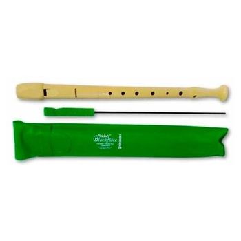 Hohner Flauta Plastico Color Marfil Funda Verde
