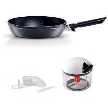 Sartén Fissler Levital Comfort 28cm + Picadora Finecut