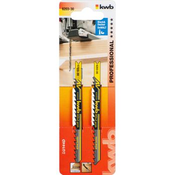 Dos Hojas De Sierra De Calar Para Madera 100/80 Corte Grueso Kwb Pro