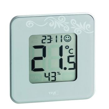Termometro Medicion Temperatura Termo-higrometro Blanco Tfa