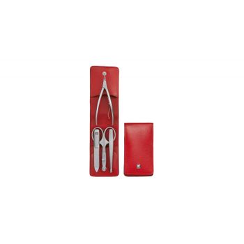 Zwilling Estuche De Bolsillo De Piel, 4 Piezas