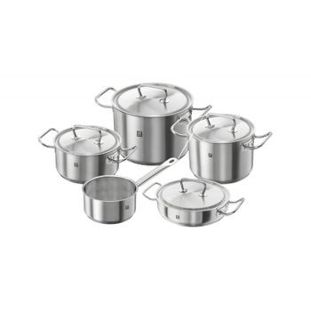 Callaway Indigo Batería Cocina Inducción 7 Piezas Aluminio Fundido  Antiadherente, Set Cazuelas Tapas Cristal, Sartenes, Cazo