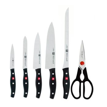 Zwilling Set De 5 Cuchillos De Cocina + Tijera Multiusos