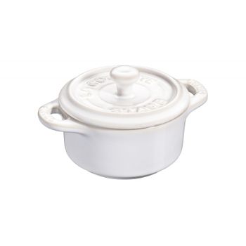 Staub Mini Cocotte Redondo 10cm Blanco Marfil