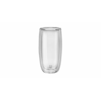 Juego 4 Vasos Café Cristal Doble Pared de Borosilicato 100ml, Set Vasos  Bebida Caliente / Fría, SWAN, Transparente, , SWKA54010N