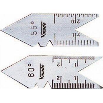 Vogel-472002-patrones Triangulares De Acero Para Roscas, Tipo De Rosca Métrico, 60 Grados