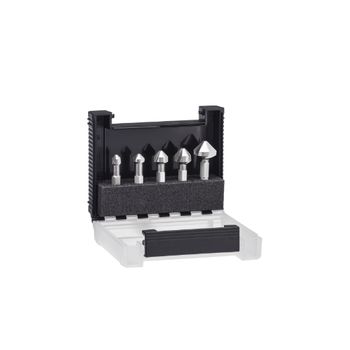 Wiha Juego De Bits De Avellanador Cónico, Combinado 1/4" 6 Unid., Incl. Caja (28027)