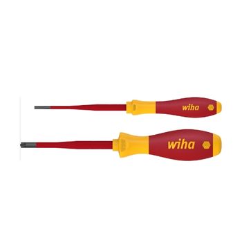 Wiha Juego De Destornilladores Softfinish® Electric Slimfix Ranurados, Plusminus/pozidriv, De 2 Unid. (36333)