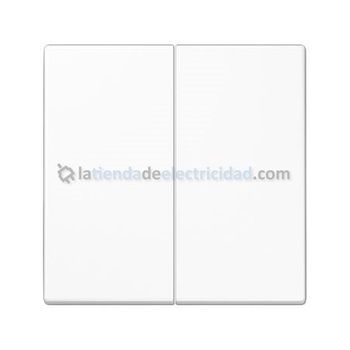 Tecla Doble Para Interruptor O Pulsador Blanco Jung Ls 995 Ww