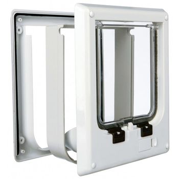 Gatera 4 Vías 21,1x24,4 Cm Electromagnética Blanca 3869 Trixie