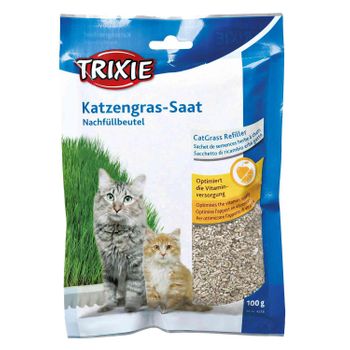 Trixie Recambio Hierba Gatos Ref. 4232, 100 G