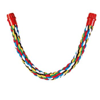 Trixie Perchas Cuerda Multicolor, Algodón, 66 Cm, Ø18 Mm