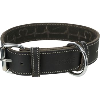 Trixie Collar De Cuero Engrasado Rustic "heartbeat"